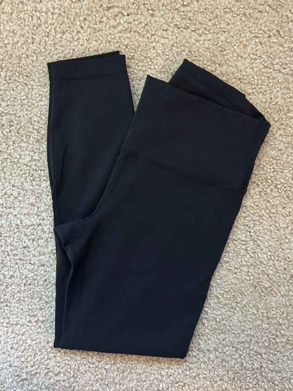 Black Lululemon Wunder Train Leggings - Picture 3 of 3